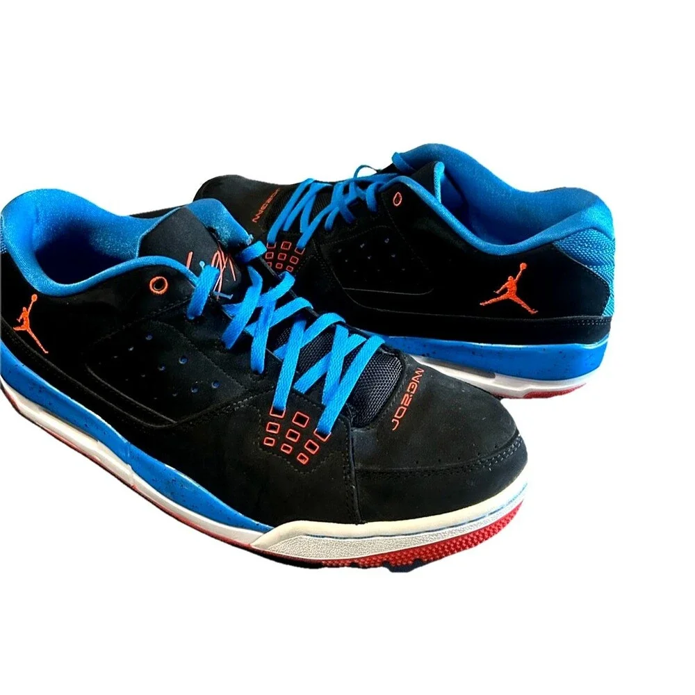 Jordan SC-1 Mens Size 11.5   Low Black Blue Red Shoe Sneaker 599929-007